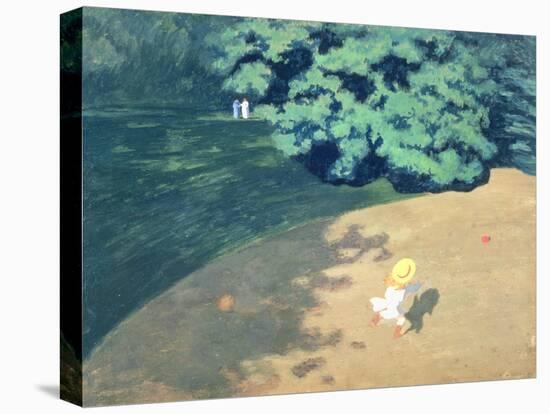 The Balloon or Corner of a Park with a Child Playing with a Balloon, 1899-Félix Vallotton-Premier Image Canvas