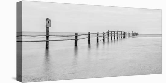 The Baltic Sea at the emergency harbour of Darßer Ort (promontory)-Jean Schwarz-Premier Image Canvas