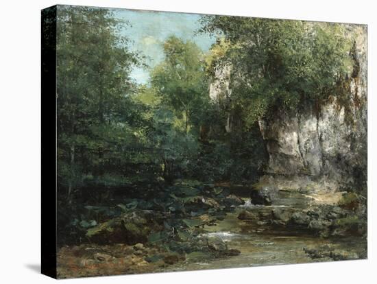 The Banks of a Stream, 1873-Gustave Courbet-Premier Image Canvas