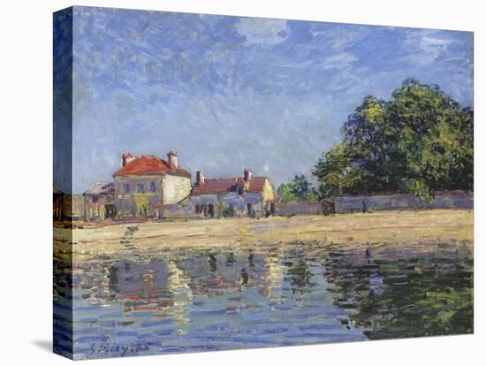 The Banks of the Loing, Saint-Mammes, 1885-Alfred Sisley-Premier Image Canvas