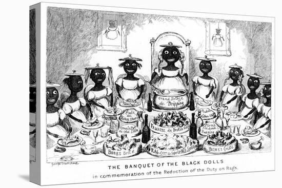 The Banquet of the Black Dolls, 19th Century-George Cruikshank-Premier Image Canvas