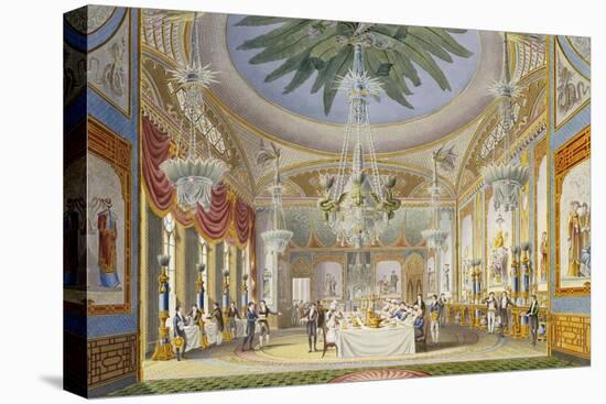 The Banqueting Room at the Royal Pavilion, Brighton, 1826-John Nash-Premier Image Canvas