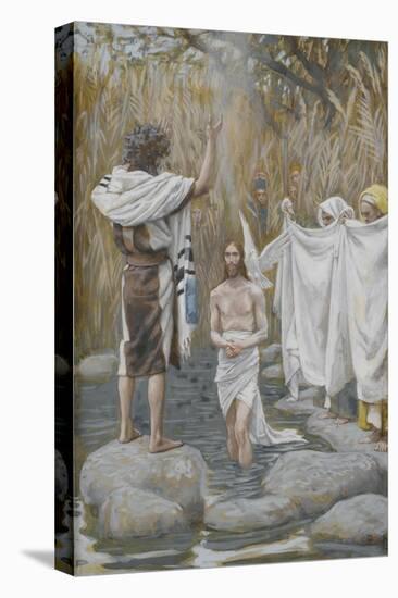 The Baptism of Jesus from 'The Life of Our Lord Jesus Christ'-James Jacques Joseph Tissot-Premier Image Canvas