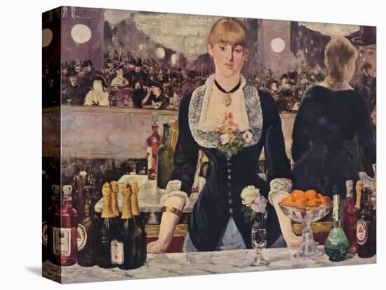 The Bar at the Folies-Bergere, 1882, (1938)-Edouard Manet-Premier Image Canvas