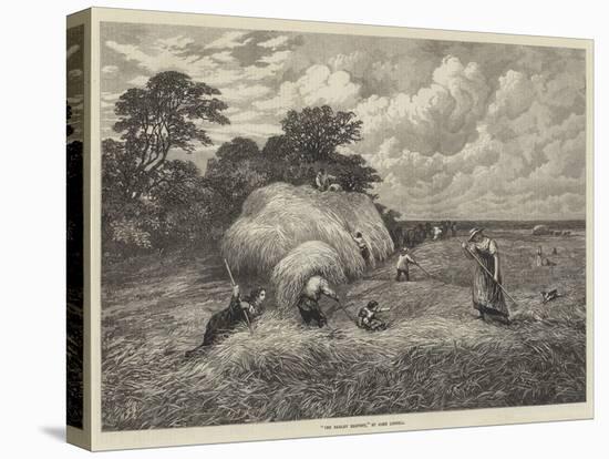 The Barley Harvest-John Linnell-Premier Image Canvas