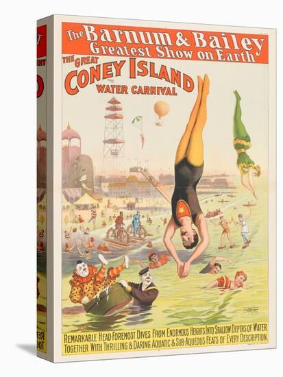 The Barnum and Bailey Greatest Show on Earth - the Great Coney Island Water Carnival, 1898-null-Premier Image Canvas