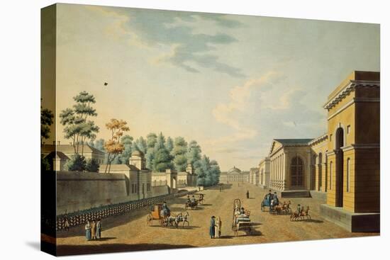 The Barracks of the Chevalier Guards as Seen from the Tauride Garden, 1800s-Benjamin Paterssen-Premier Image Canvas