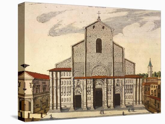 The Basilica of San Petronio in Bologna-Joan Blaeu-Premier Image Canvas