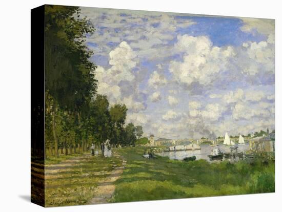 The Basin At Argenteuil, Ca. 1872-Claude Monet-Premier Image Canvas