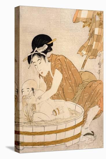 The Bath, Edo Period-Kitagawa Utamaro-Premier Image Canvas