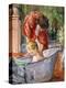 The Bath; Le Bain-Henri Lebasque-Premier Image Canvas