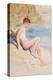 The Bather, 1910 (Pencil & W/C on Paper)-Henry Scott Tuke-Premier Image Canvas