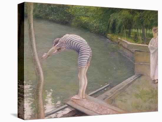 The Bather, or the Diver, 1877-Gustave Caillebotte-Premier Image Canvas