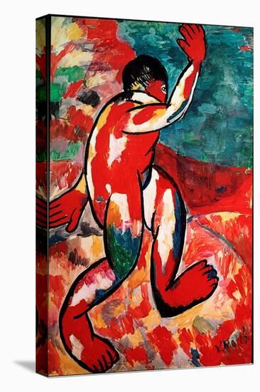 The Bather Painting by Kasimir Malevic (Malevich, Malevitch) (1878-1935) 1910 Dim. 105X69 Cm Amster-Kazimir Severinovich Malevich-Premier Image Canvas