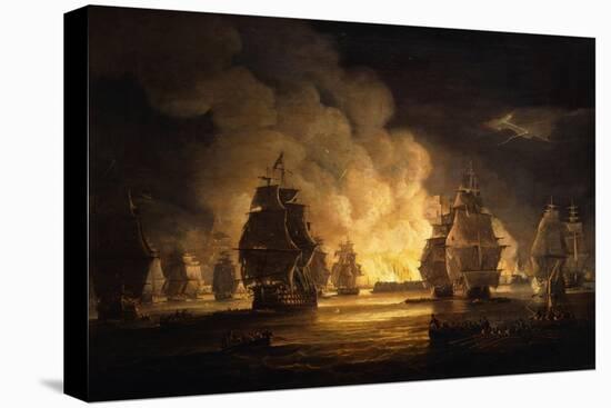 The Battle of Algiers: the Bombardment, 1824-Thomas Luny-Premier Image Canvas