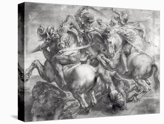 The Battle of Anghiari after Leonardo Da Vinci (1452-1519)-Peter Paul Rubens-Premier Image Canvas
