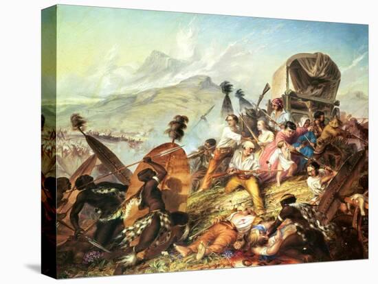 The Battle of Blauwkrantz, 1838-Thomas Baines-Premier Image Canvas