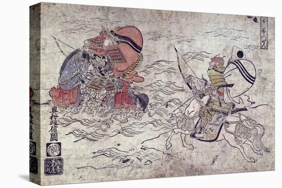 The Battle of Ichi No Tani-Okumura Masanobu-Premier Image Canvas