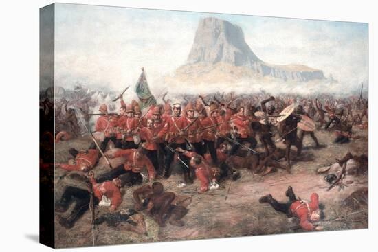 The Battle of Isandlwana: the Last Stand of the 24th Regiment of Foot (South Welsh Borderers)…-Charles Edwin Fripp-Premier Image Canvas