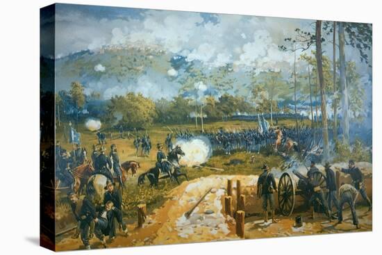 The Battle of Kenesaw Mountain, 27th June 1864-American School-Premier Image Canvas