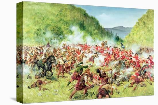 The Battle of Killiecrankie (Oil on Canvas)-Terence Cuneo-Premier Image Canvas