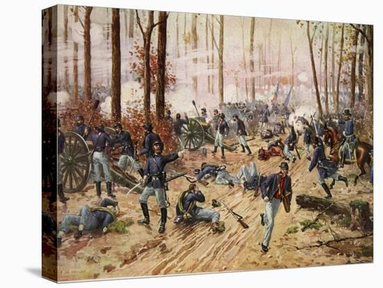 The Battle of Shiloh April 6Th-7th 1862-Henry Alexander Ogden-Premier Image Canvas