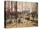 The Battle of Shiloh April 6Th-7th 1862-Henry Alexander Ogden-Premier Image Canvas