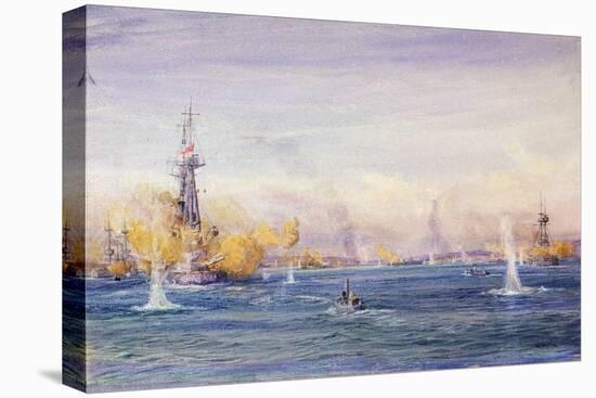 The Battle of the Dardanelles (1915) (Turkey), during the Gallipoli Campaign, in the Sea of Marmara-William Lionel Wyllie-Premier Image Canvas