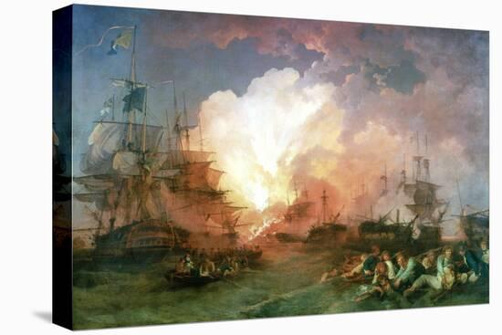 The Battle of the Nile, 1800-Philip James De Loutherbourg-Premier Image Canvas