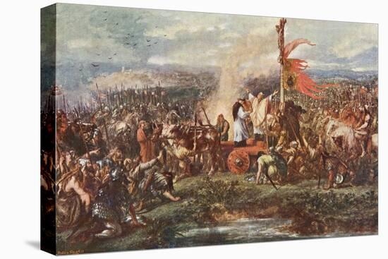 The Battle of the Standard-Sir John Gilbert-Premier Image Canvas