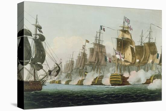 The Battle of Trafalgar, 21st October 1805, for J. Jenkins's "Naval Achievements"-Thomas Whitcombe-Premier Image Canvas