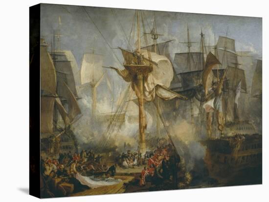 The Battle of Trafalgar, as Seen from the Mizen Starboard Shrouds of the Victory-J. M. W. Turner-Premier Image Canvas