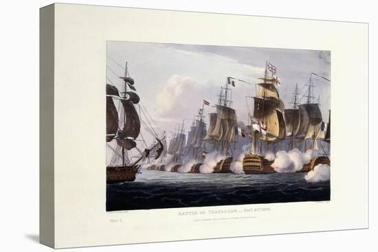 The Battle of Trafalgar, October 21st 1805, 1816-Thomas Whitcombe-Premier Image Canvas