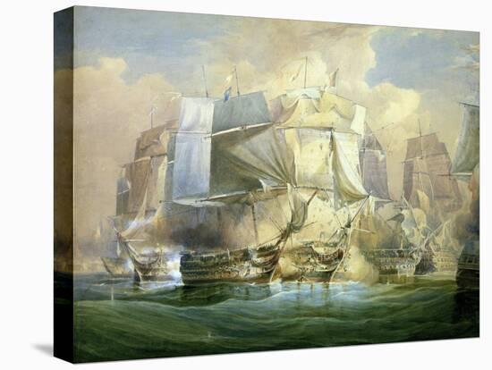 The Battle of Trafalgar, the Beginning of the Action, 21st October 1805-William John Huggins-Premier Image Canvas