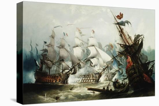The Battle of Trafalgar-John Callow-Premier Image Canvas