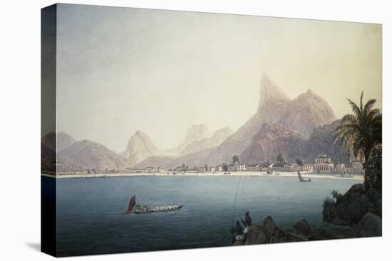 The Bay of Bota-Fogo, Rio De Janeiro-Thomas Ender-Premier Image Canvas