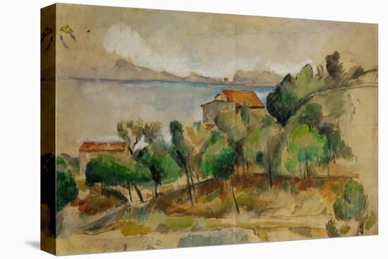 The Bay of L'Estaque, 1878-1882-Paul Cézanne-Premier Image Canvas