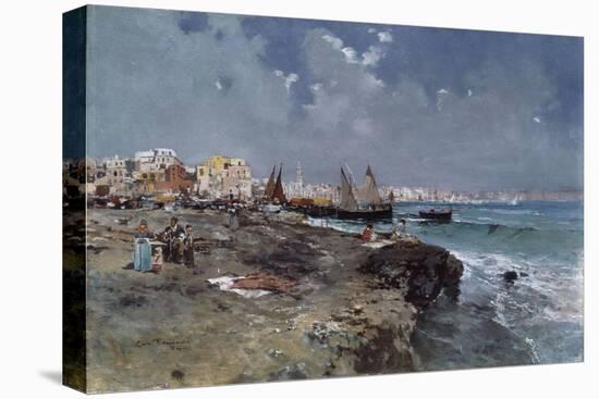 The Bay of Naples-Carlo Brancaccio-Premier Image Canvas