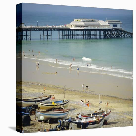The Beach and Pier, Cromer, Norfolk, England, UK-G Richardson-Premier Image Canvas
