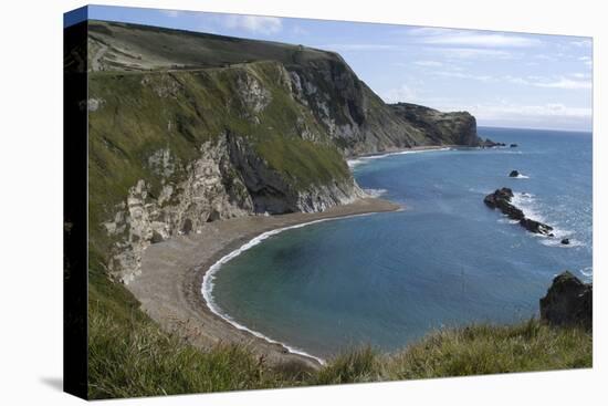 The Beach at Durdle Door on the Jurassic Coast, Dorset, UK-Natalie Tepper-Stretched Canvas