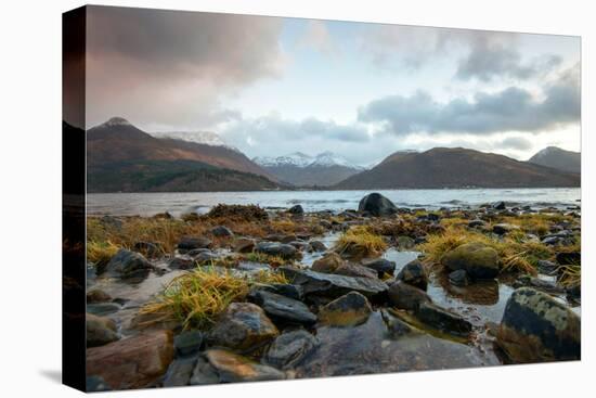 The Beach at Loch Leven in North Ballachulish in Scotland, UK-Tracey Whitefoot-Premier Image Canvas