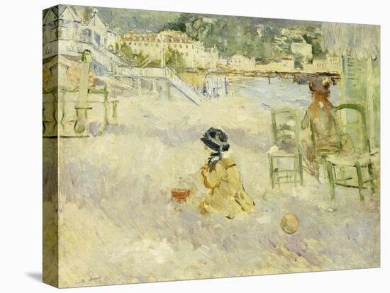 The Beach at Nice, 1882-Berthe Morisot-Premier Image Canvas