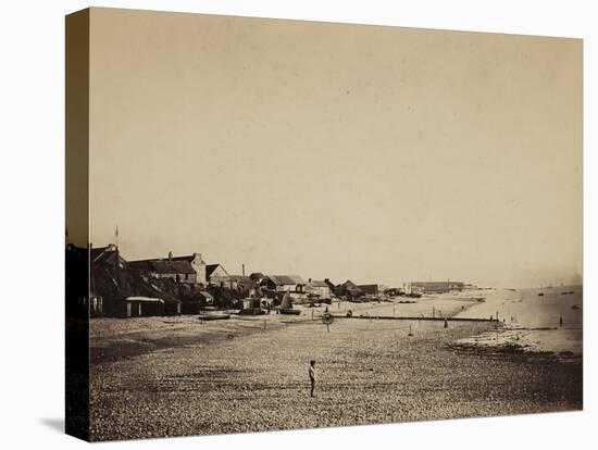 The Beach at Sainte-Adresse, 1856-57-Gustave Le Gray-Premier Image Canvas