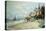 The Beach at Trouville-Claude Monet-Premier Image Canvas