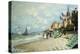 The Beach at Trouville-Claude Monet-Premier Image Canvas