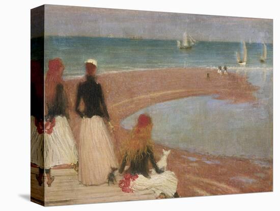 The Beach at Walberswick-Philip Wilson Steer-Premier Image Canvas