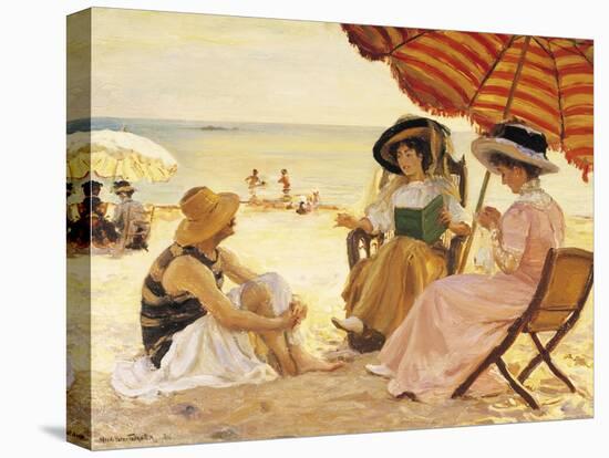 The Beach-Alfred Victor Fournier-Premier Image Canvas