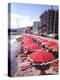 The Beachfront at Esterel Plage in Juan Les Pins on the French Riviera, France-Ralph Crane-Premier Image Canvas