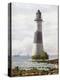 The Beachy Head Lighthouse Stands on Rocks Offshore Below the Celebrated Cliffs-null-Premier Image Canvas