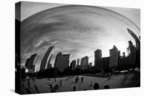 The Bean Chicago BW-Debra Van Swearingen-Premier Image Canvas